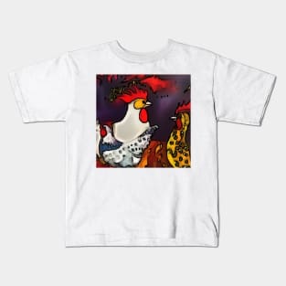 rooster gang Kids T-Shirt